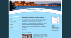 Desktop Screenshot of ferien-in-bandol.com